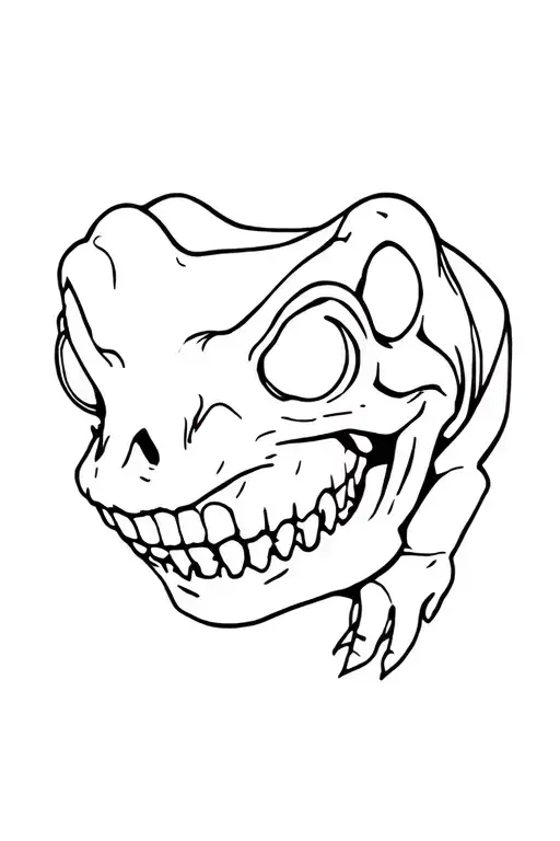 Frog And Gun Morphing Skull