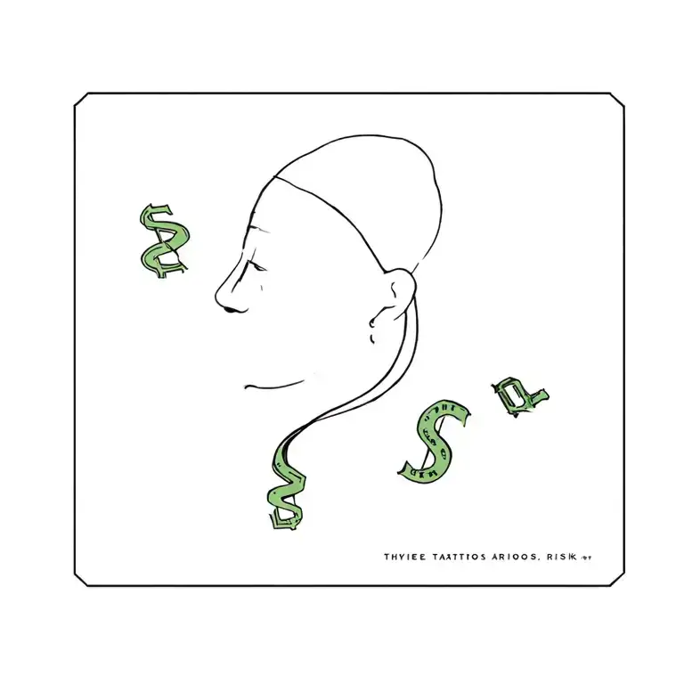 Back Tattoo About Money And Risk