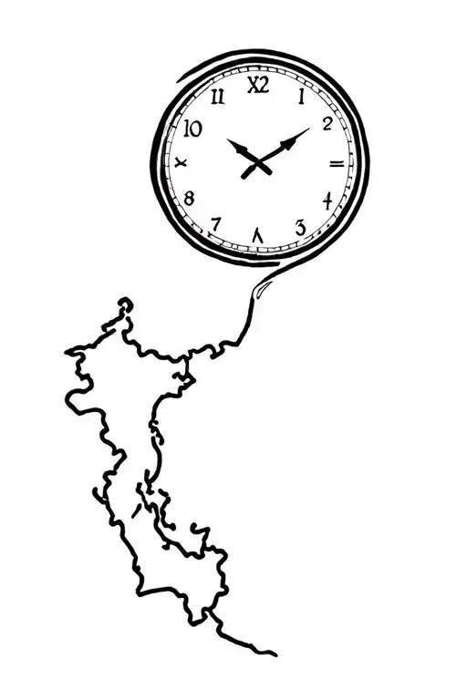 Clock And Punjab Map