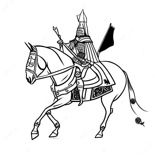 Lithuanian Knight On A Horse