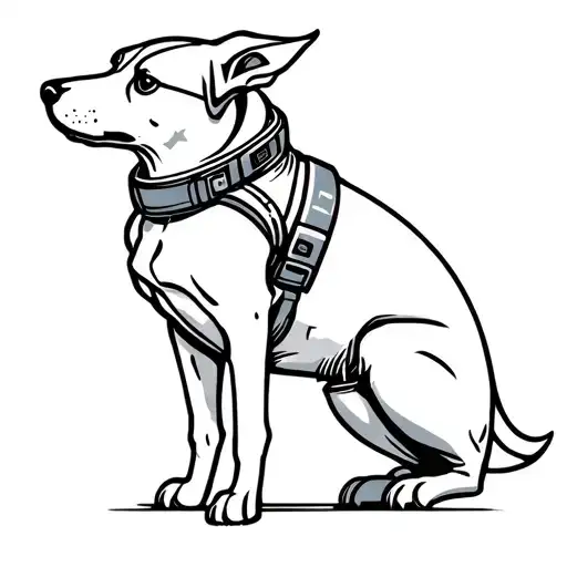 Space Dog Laika Austronaut Dog