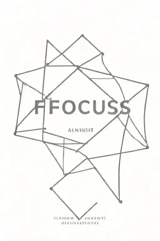 The Word Focus With Geometric Lines And The Roman Numer Mmvi