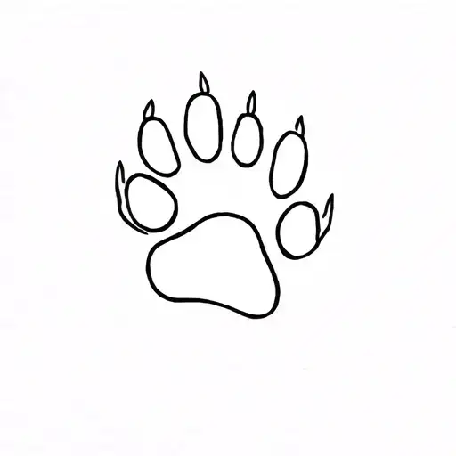 Dog Paw Print