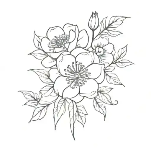 Birth Flower Bouquet