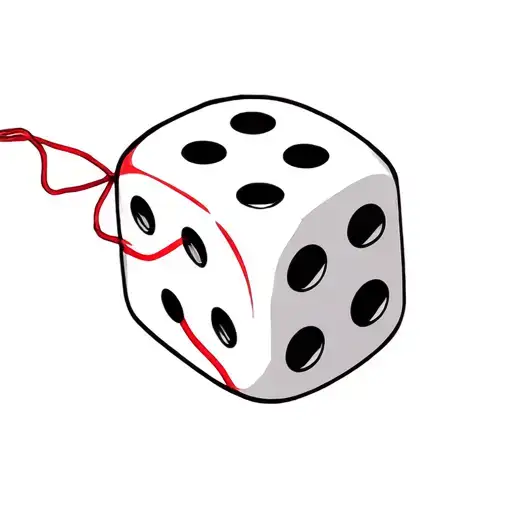 Dice With A Red Thread