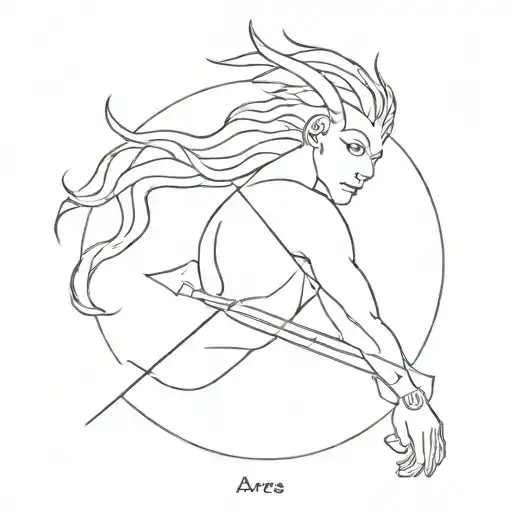 Ares Leo Sagittarius Mixed Minimal