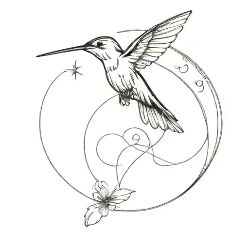Hummingbird And Infinity