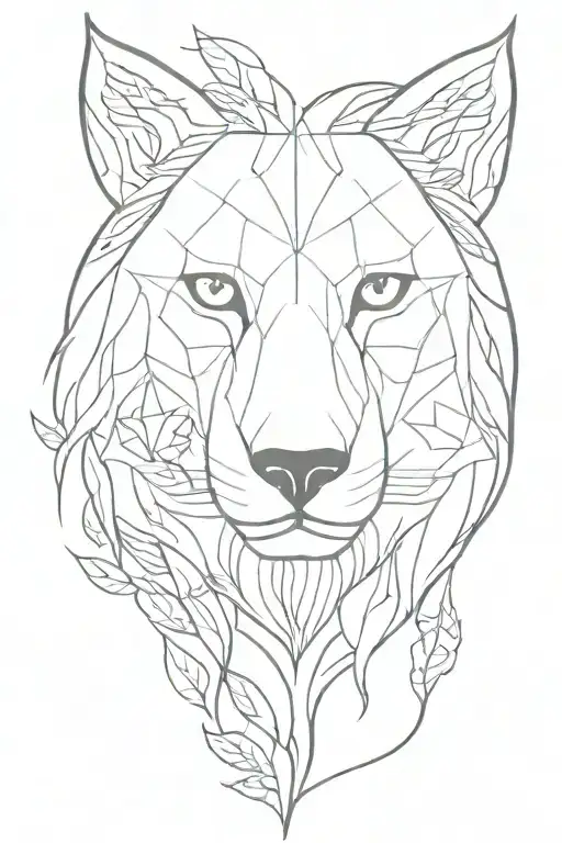 Lion Wolf Owl Plants