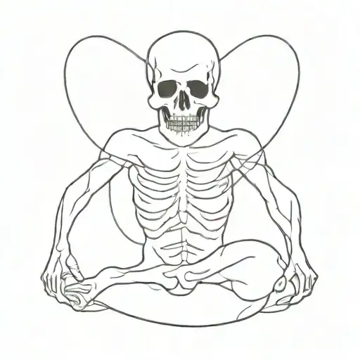 An Abstract Representation Of The Concept Of Death