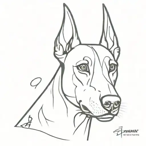 Doberman Was Graffiti Crown