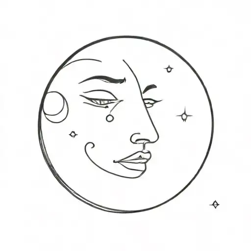 Moon With Face
