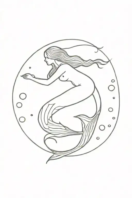 Mermaid Swimming