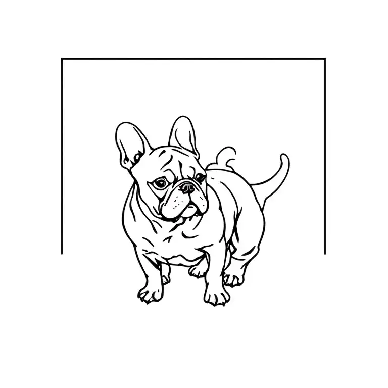 French Bulldog Black