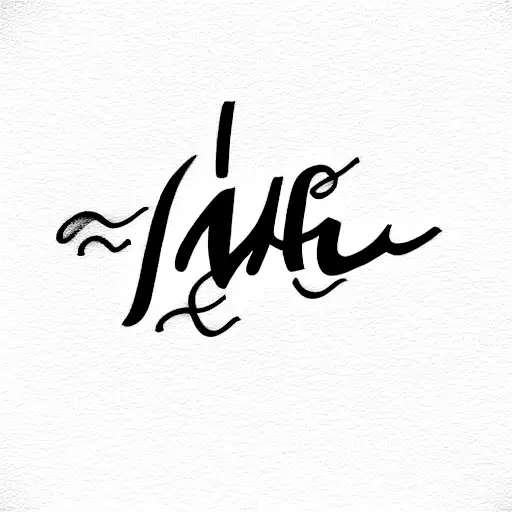 Put The Name Amza And No 250120230823 In To A Foarm For Tattoo For The Creative Person