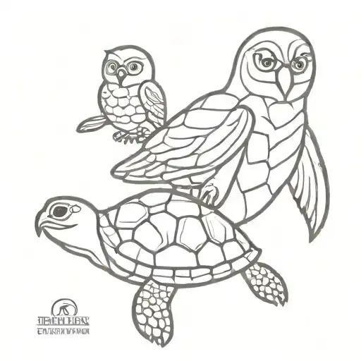 Turtle And Owl