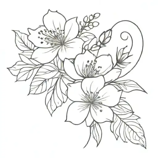 Birth Flower Bouquet