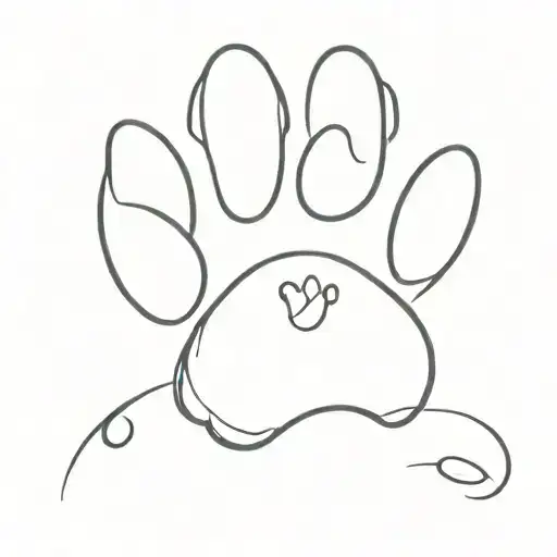 Dog Paw Print