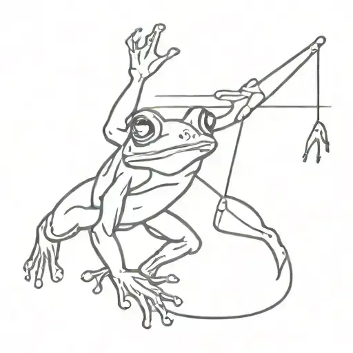Frog Galdiators Fighting