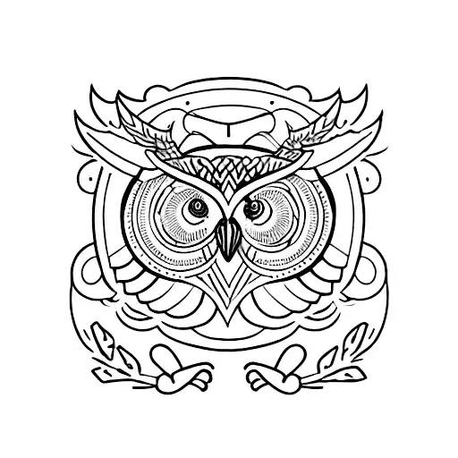 An Owl With Viking Era Scripture