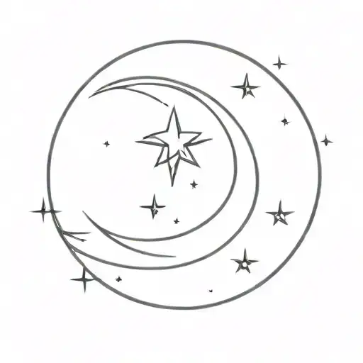 Star Sign Moon Cresent Moon