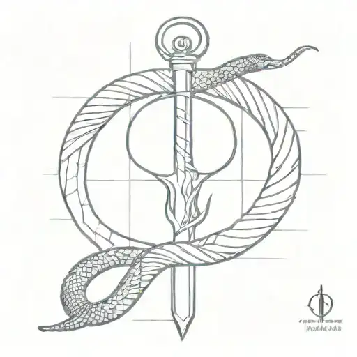 Dagger Of Time With A Snake