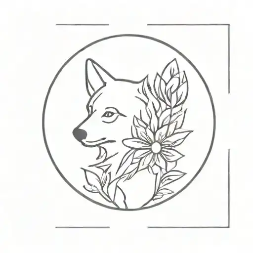 Half Wolf Half Sunflower