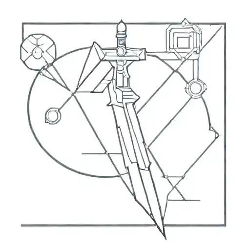 A Futuristic Interpretation Of A Roman Spear