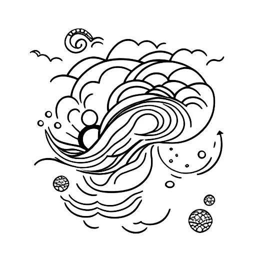 Sunset With Beach Waves