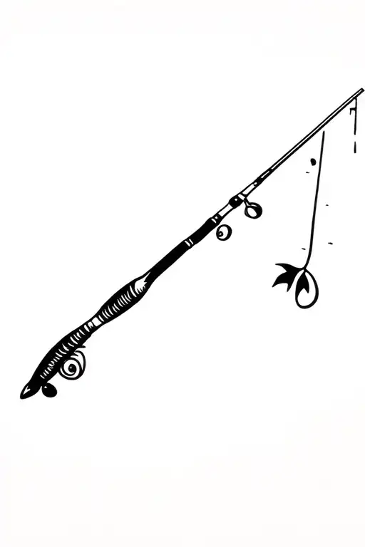 Fall Fishing Rod