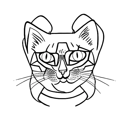 Cat Joining The Characters M And S