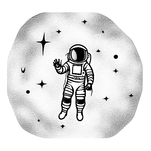 Astronaut Drifting Through Space Tha Thas Lost His Connection