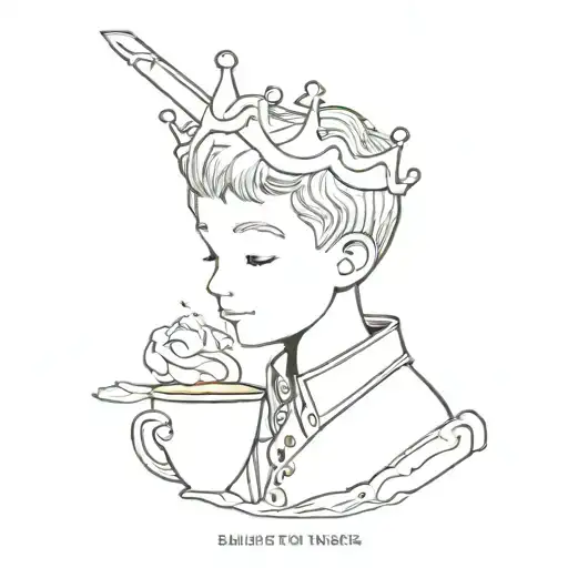 Little Prince With Latte