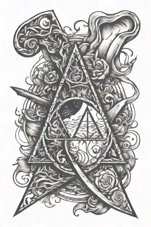 Cooking And Harry Potter Deathly Hallows Symbol Intertwined