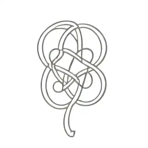 88 Block Numbers With Infinity Symbol Intertwined