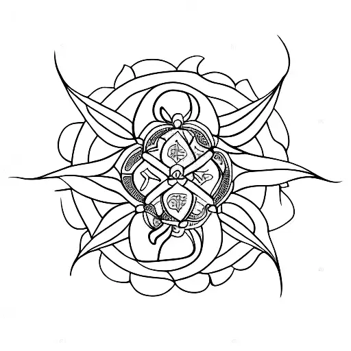 Mandala With Aries For Hand