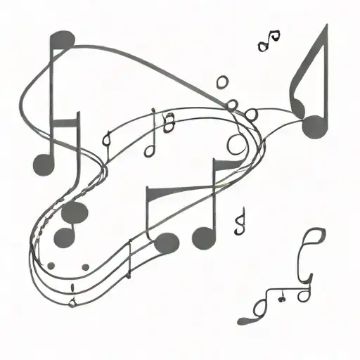 Serotonin And Music Notes