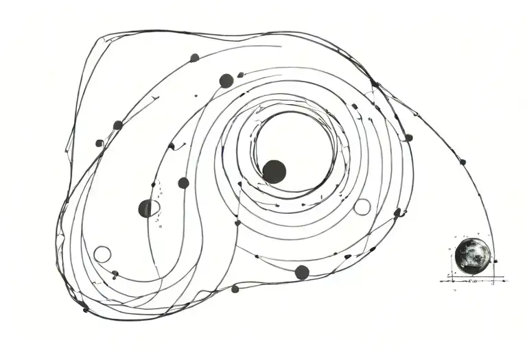 Realistic Black Hole In Space