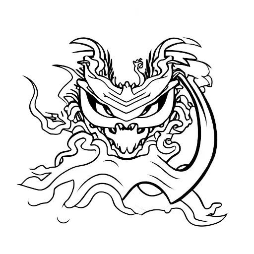 Dragon Driving An Electric Scooter