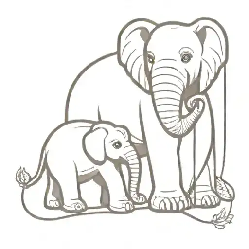 Stuffed Animal Sloth And An Elephant