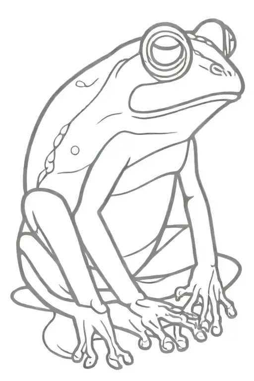 Frog Sitting Alone