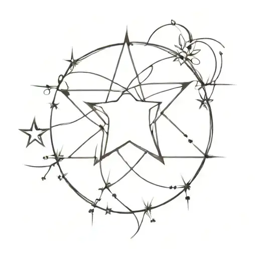 Tattoo Delicate Star