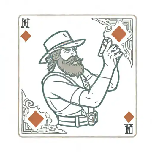 Lumber Jack Playing Card