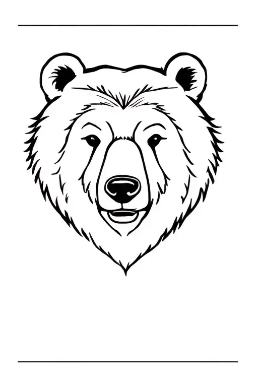 Grizzly Bear Head