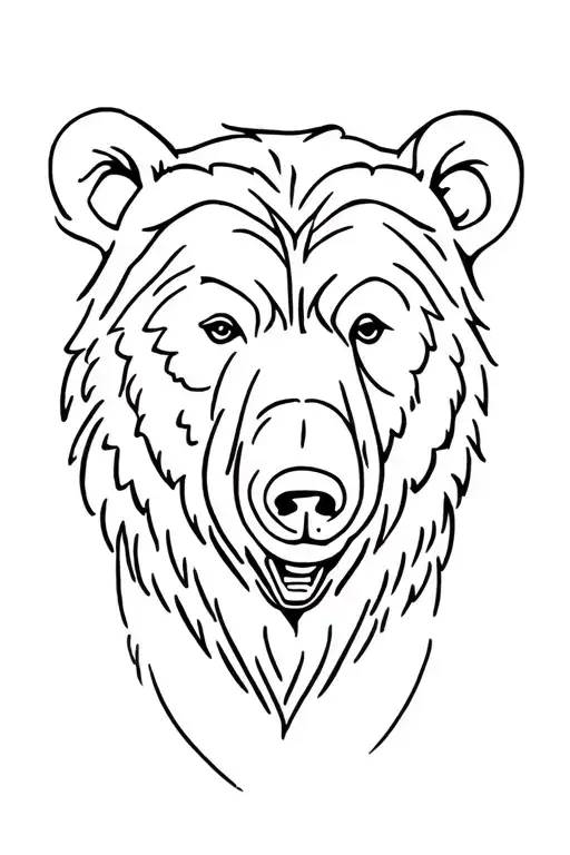 Grizzly Bear Head