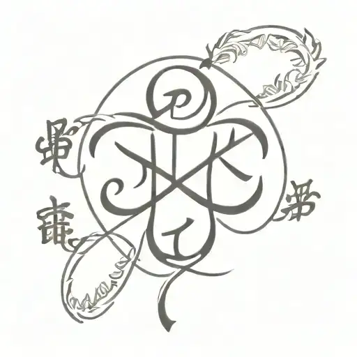 Japenese Kanji Never Give Up And Black Clover