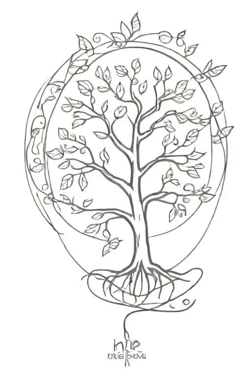 Tree Of Life But Skinny Girl