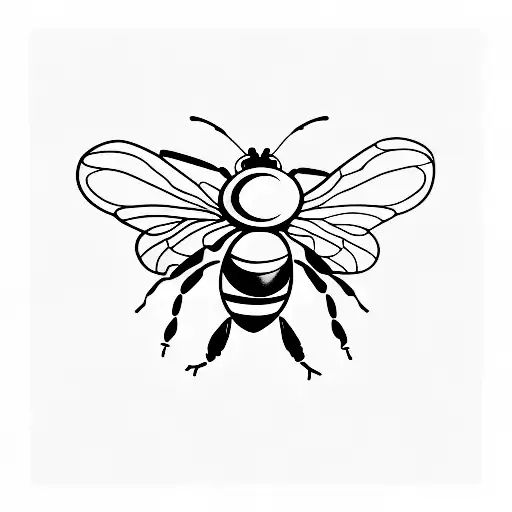 A Letter C Whit A Bee