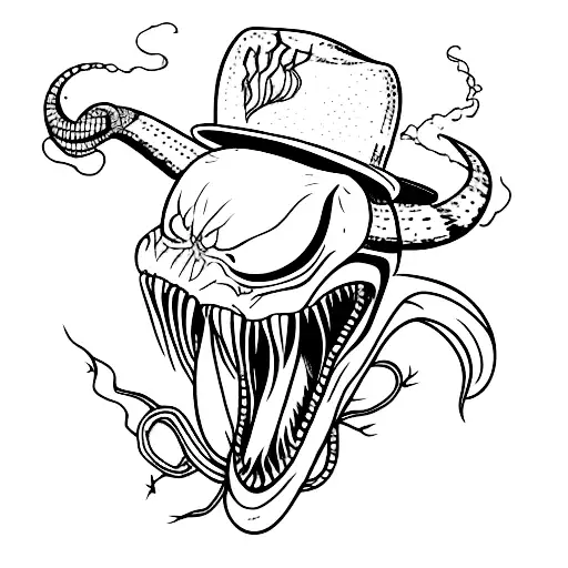 Venom With Hat