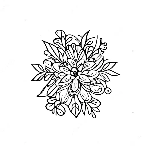 A Mystical Purple Forest With Flowers Blooming