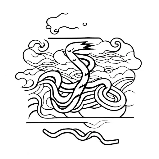 Snake With Lightning